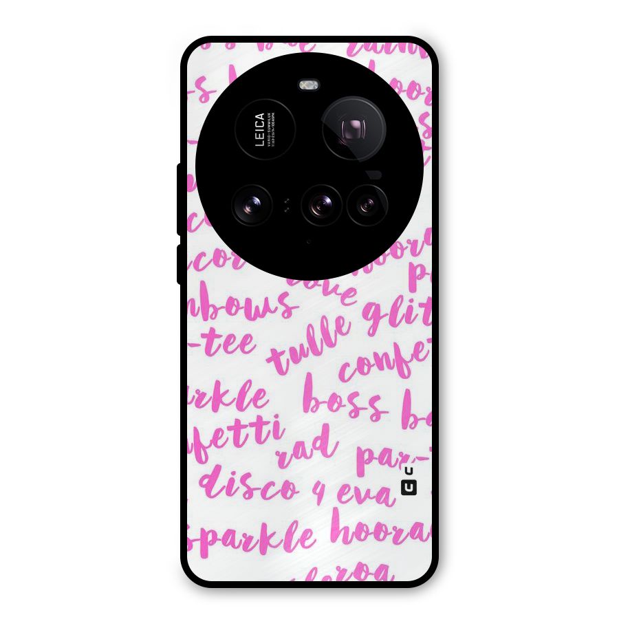 Sparkle Love Metal Back Case for Xiaomi 15 Ultra