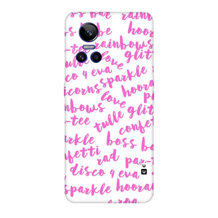 Sparkle Love Original Polycarbonate Back Case for Realme GT Neo 3