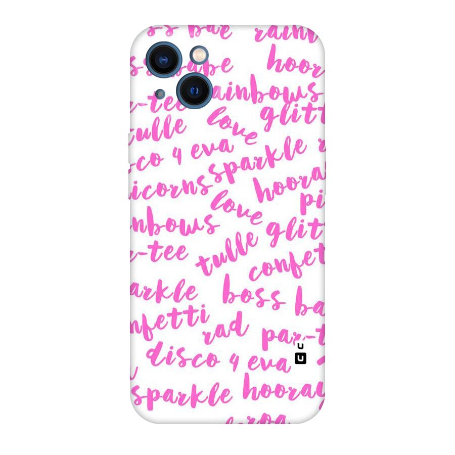 Sparkle Love Original Polycarbonate Back Case for iPhone 13