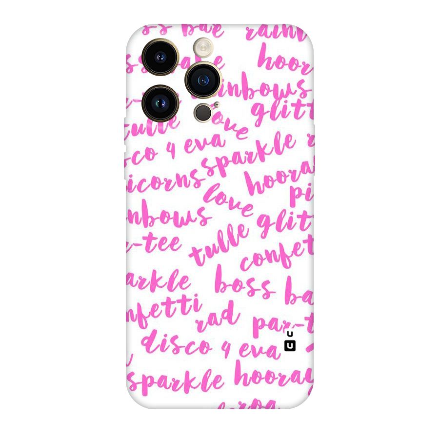 Sparkle Love Original Polycarbonate Back Case for iPhone 14 Pro Max