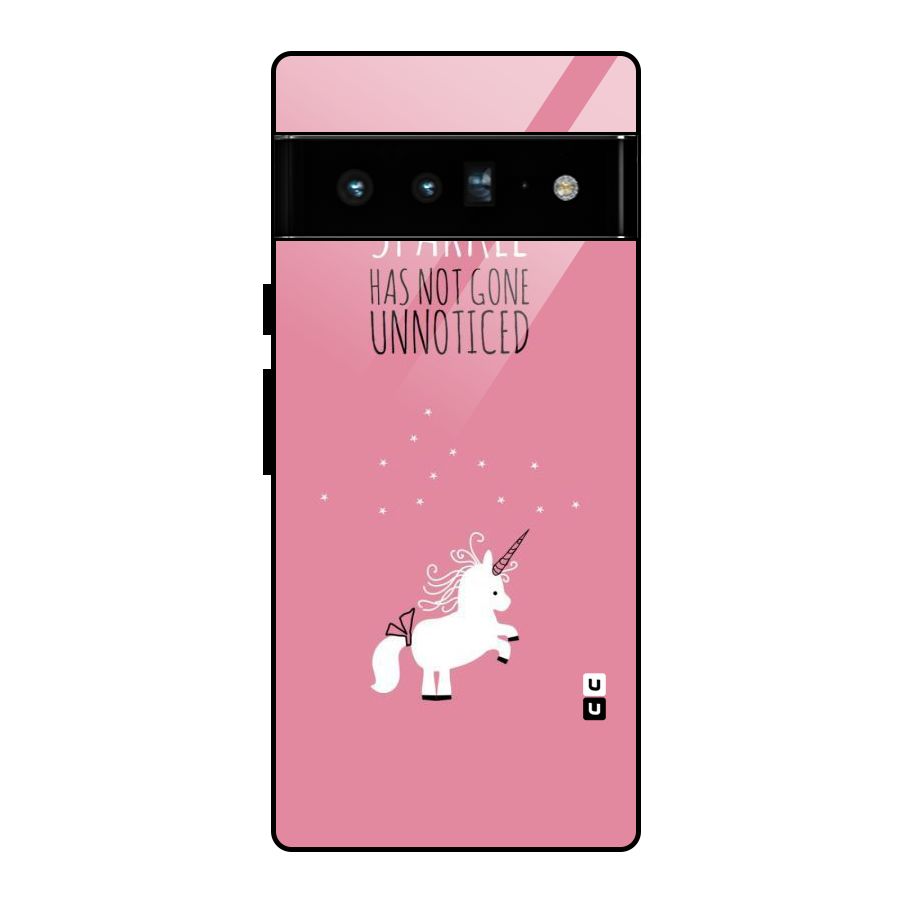 Sparkle Not Unnoticed Glass Back Case for Google Pixel 6 Pro