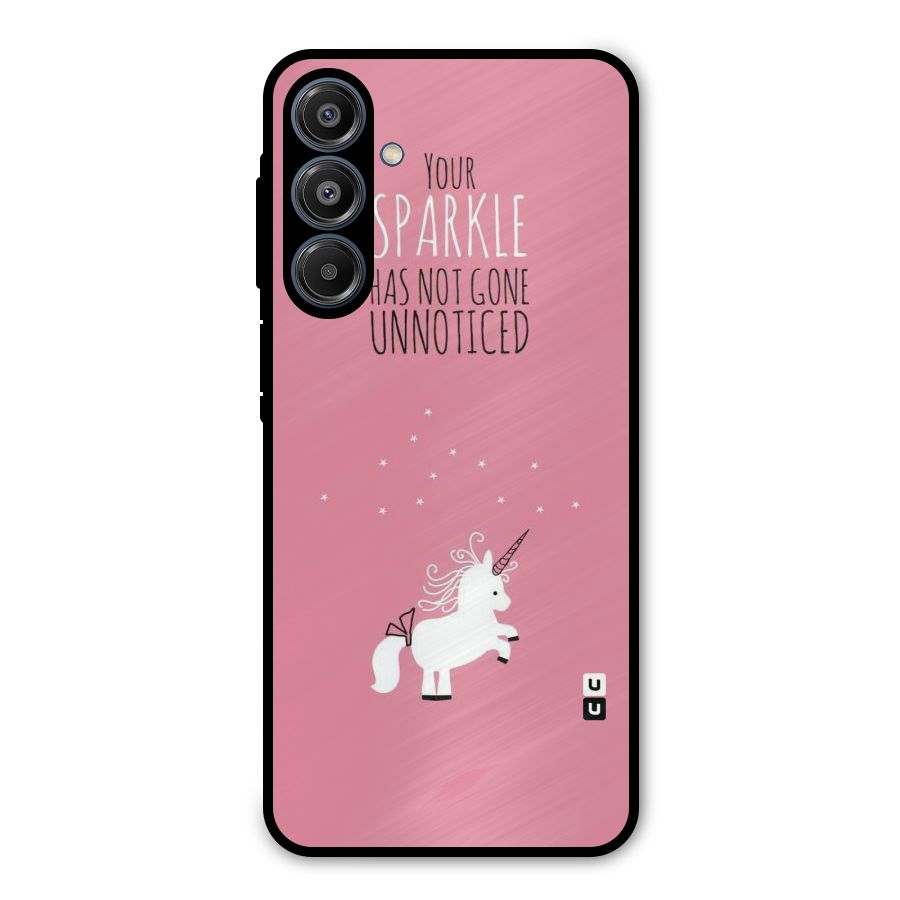 Sparkle Not Unnoticed Metal Back Case for Galaxy A16 5G