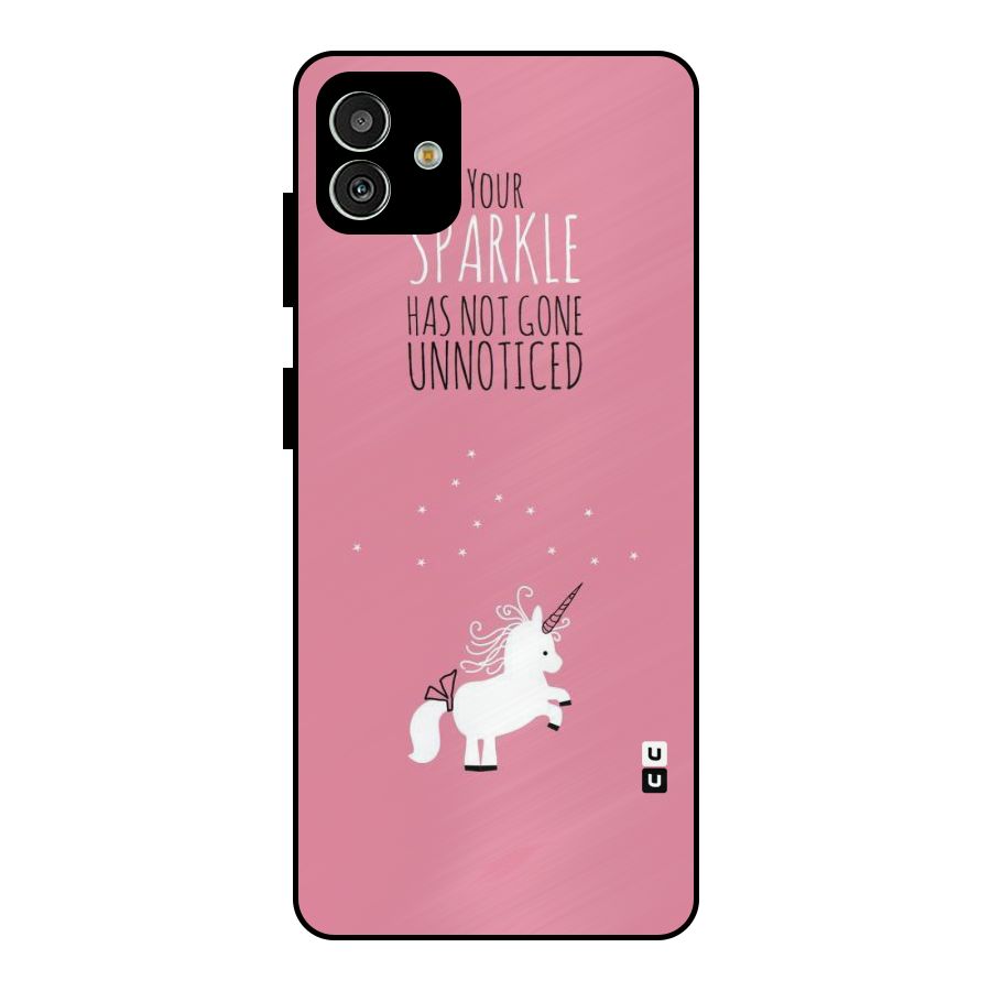 Sparkle Not Unnoticed Metal Back Case for Galaxy M13 5G