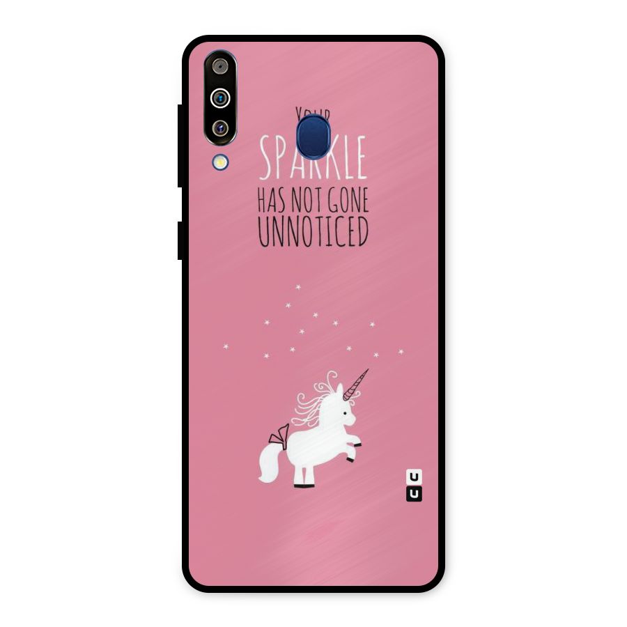 Sparkle Not Unnoticed Metal Back Case for Galaxy M30