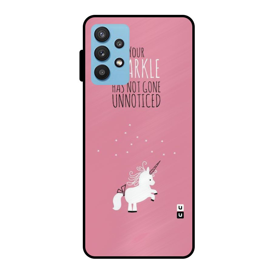 Sparkle Not Unnoticed Metal Back Case for Galaxy M32 5G
