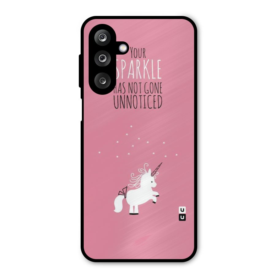 Sparkle Not Unnoticed Metal Back Case for Galaxy M36