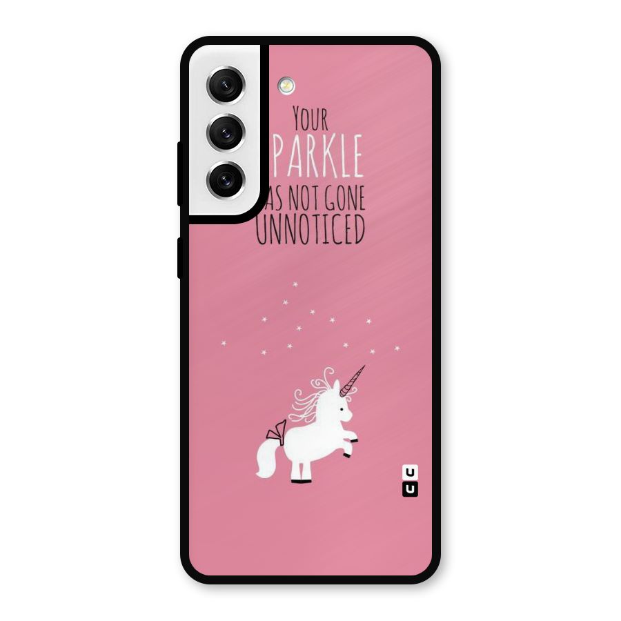 Sparkle Not Unnoticed Metal Back Case for Galaxy S21 FE 5G
