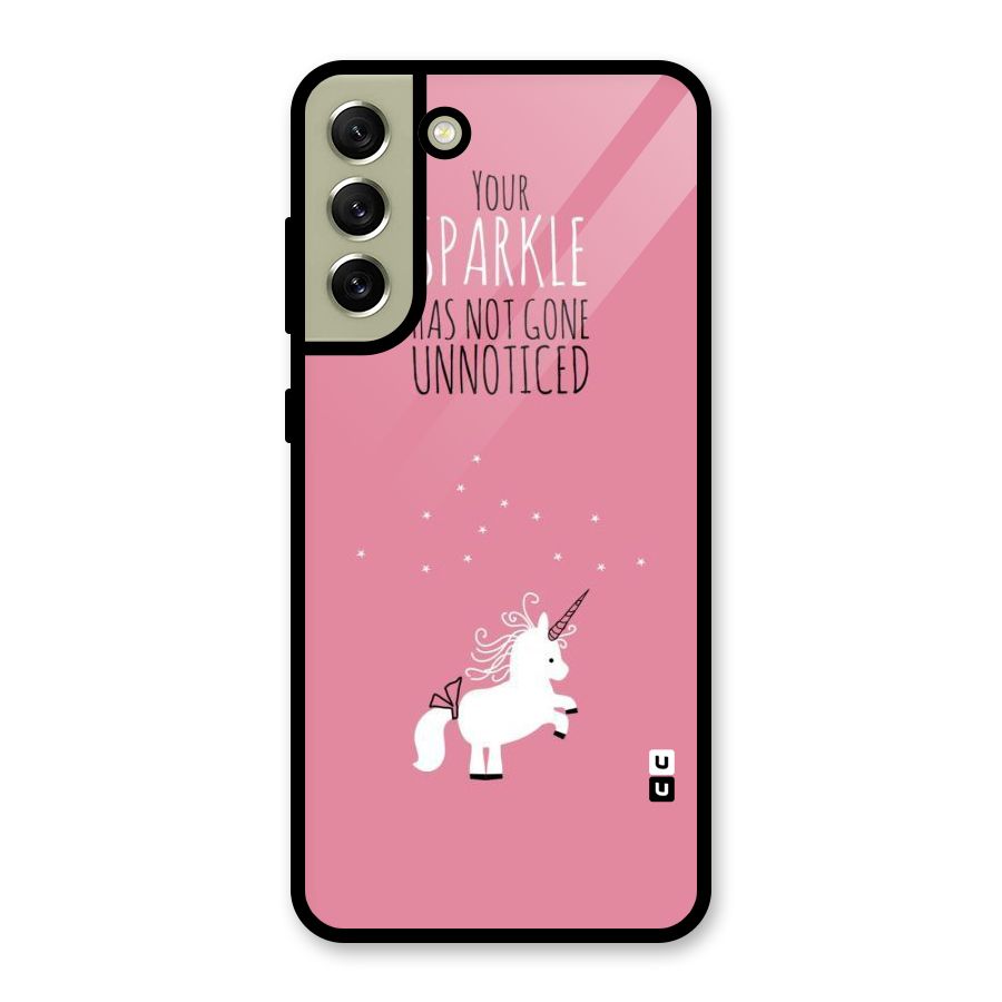 Sparkle Not Unnoticed Metal Back Case for Galaxy S21 FE 5G (2023)