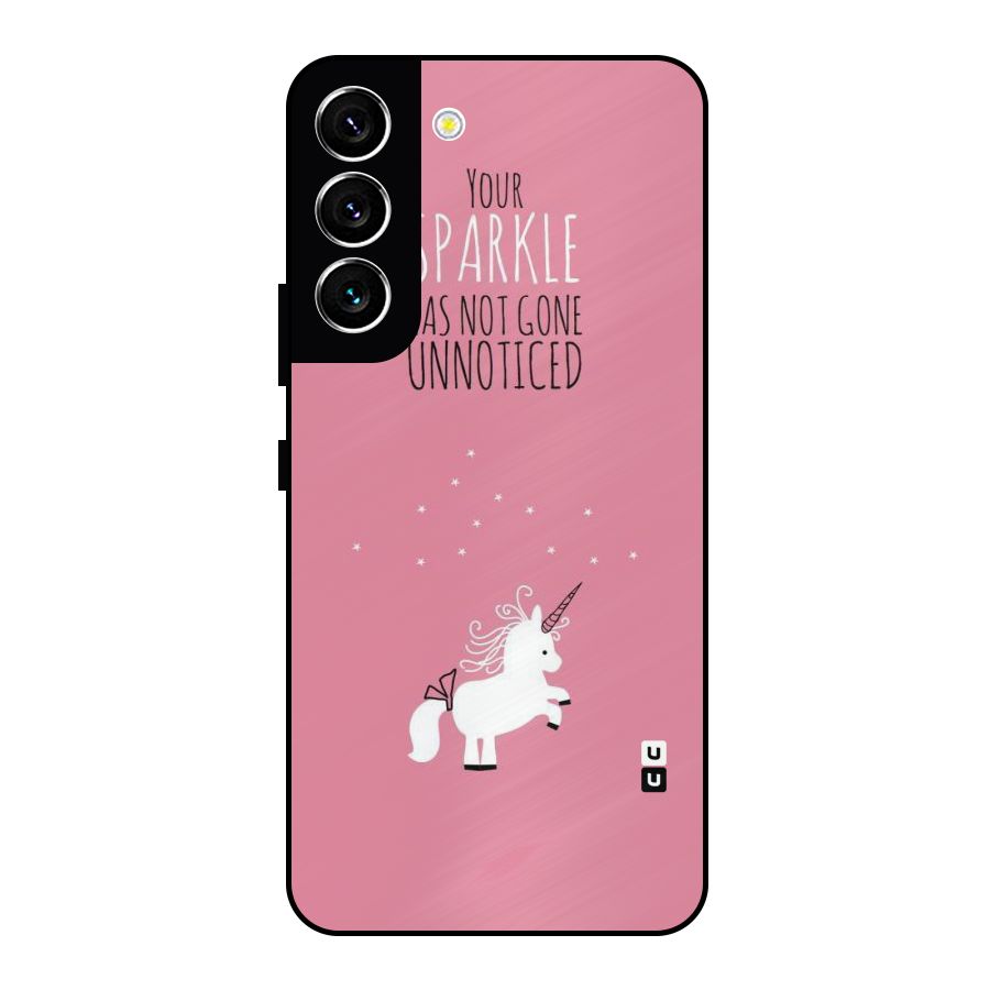Sparkle Not Unnoticed Metal Back Case for Galaxy S22 5G