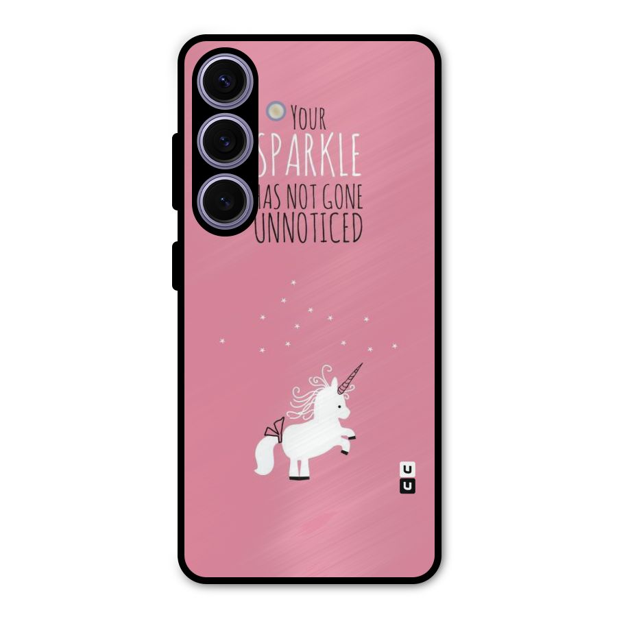 Sparkle Not Unnoticed Metal Back Case for Galaxy S24