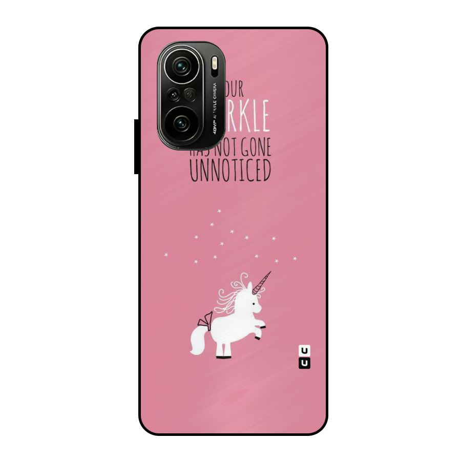 Sparkle Not Unnoticed Metal Back Case for Mi 11x
