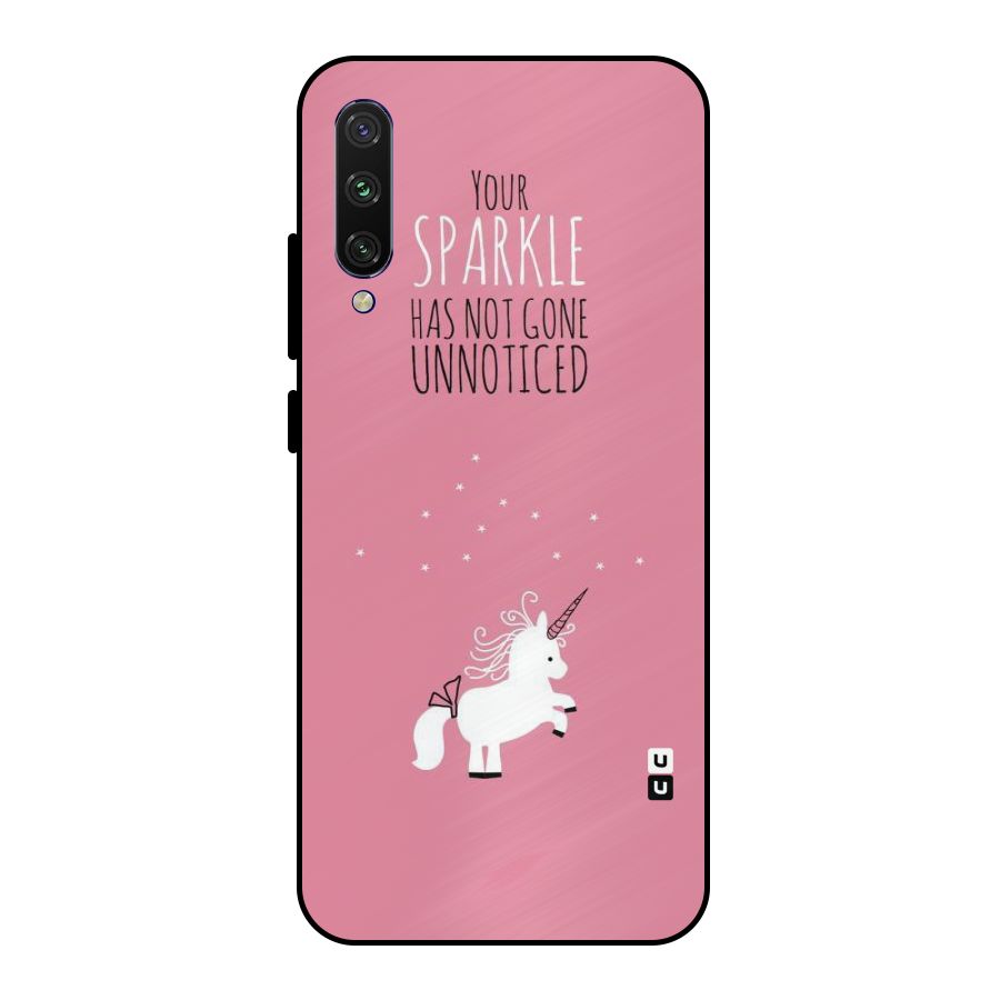 Sparkle Not Unnoticed Metal Back Case for Mi A3