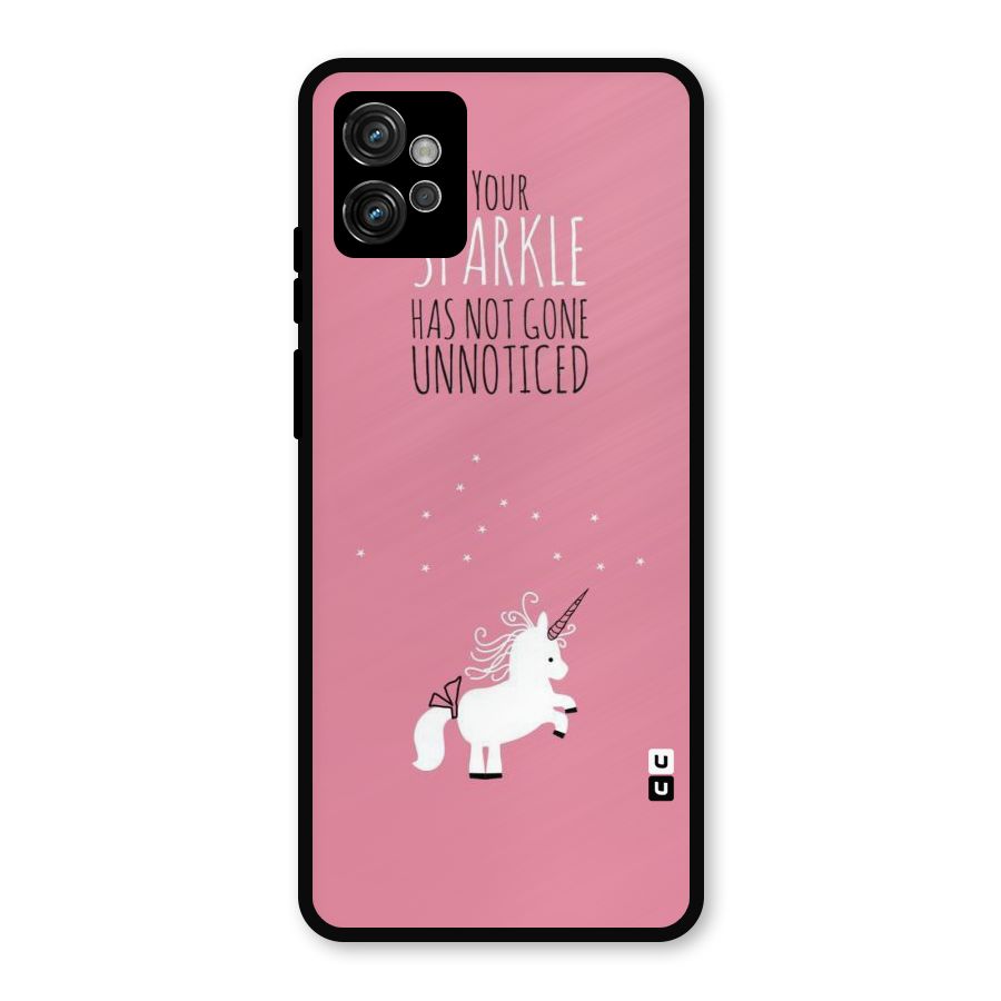 Sparkle Not Unnoticed Metal Back Case for Moto G32