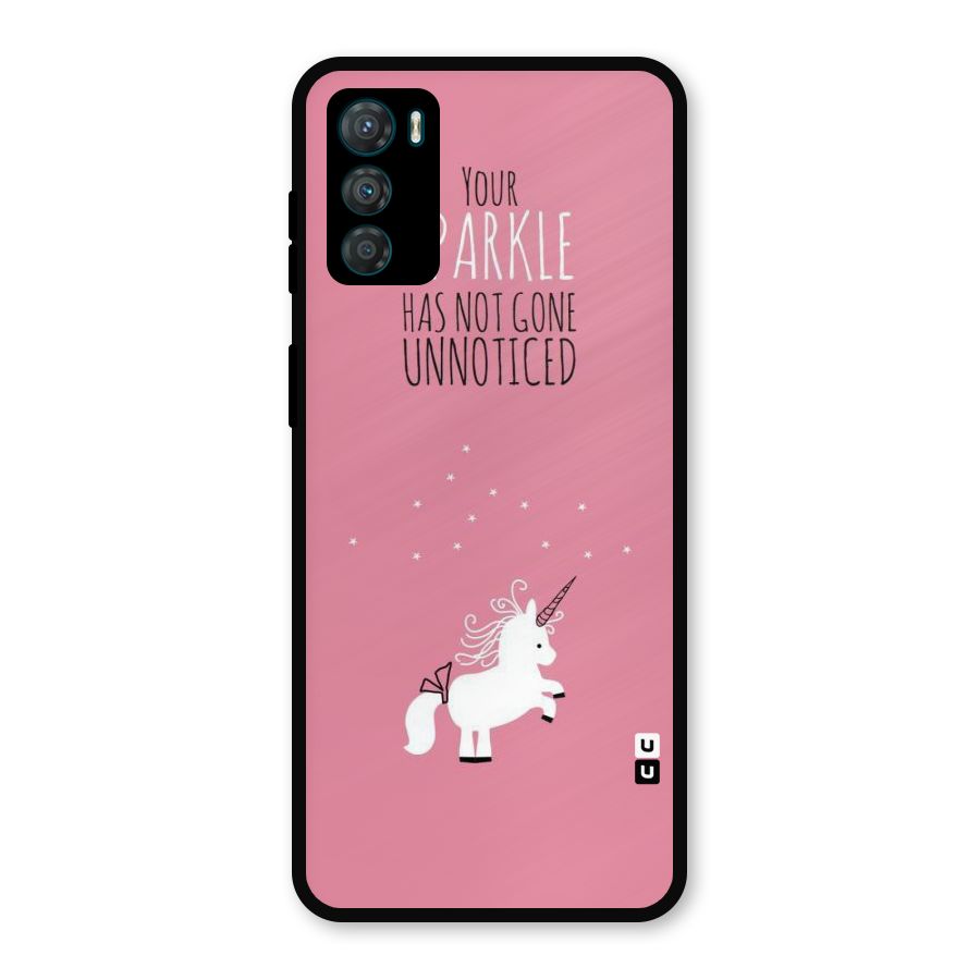 Sparkle Not Unnoticed Metal Back Case for Moto G42