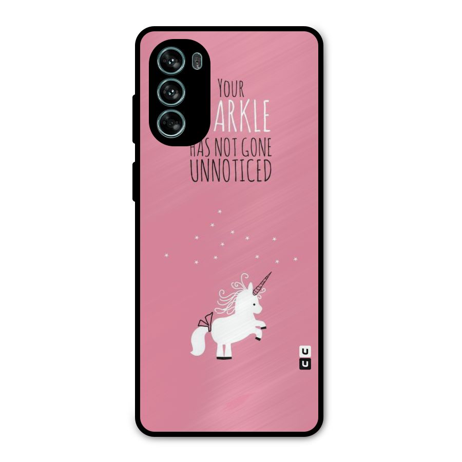 Sparkle Not Unnoticed Metal Back Case for Moto G62