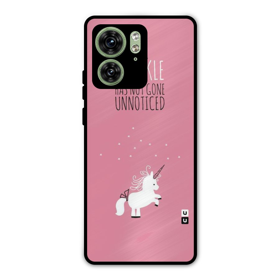 Sparkle Not Unnoticed Metal Back Case for Motorola Edge 40 5G