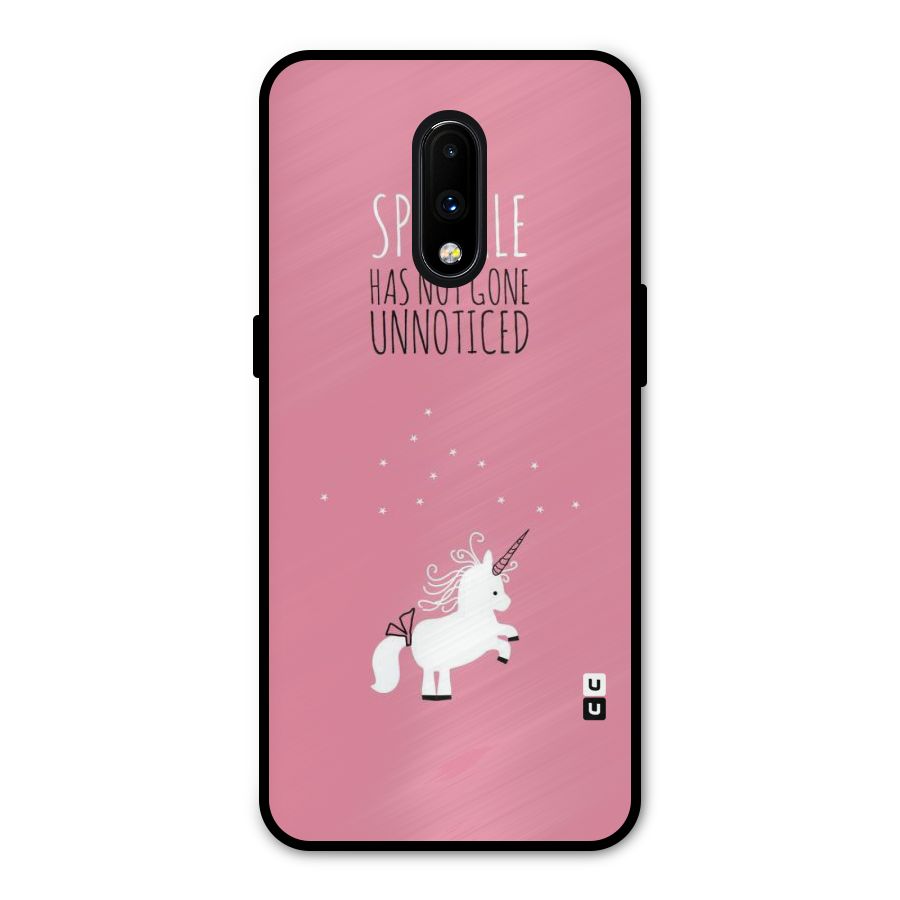 Sparkle Not Unnoticed Metal Back Case for OnePlus 7