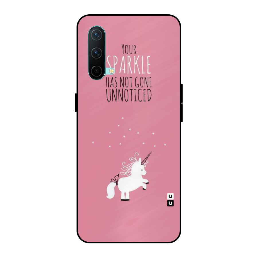 Sparkle Not Unnoticed Metal Back Case for OnePlus Nord CE 5G