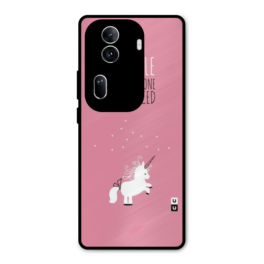 Sparkle Not Unnoticed Metal Back Case for Oppo Reno11 Pro 5G