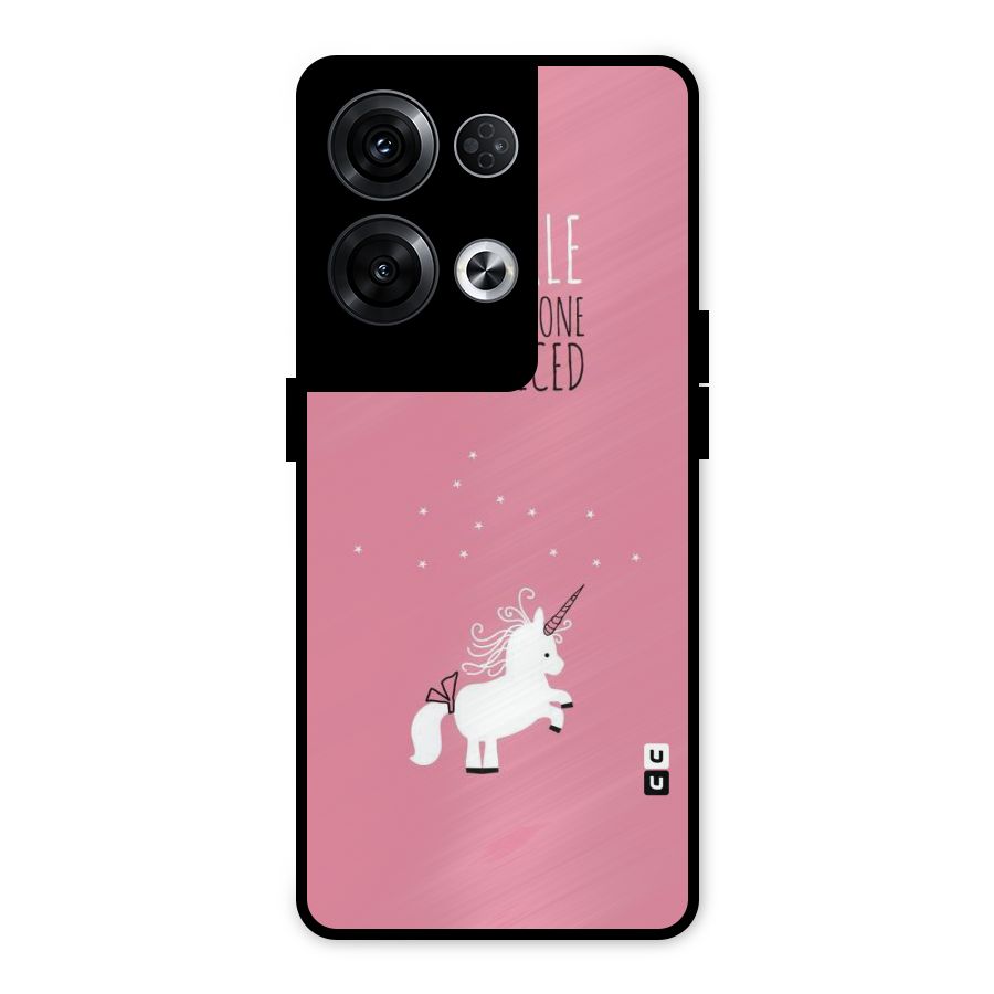 Sparkle Not Unnoticed Metal Back Case for Oppo Reno8 Pro 5G