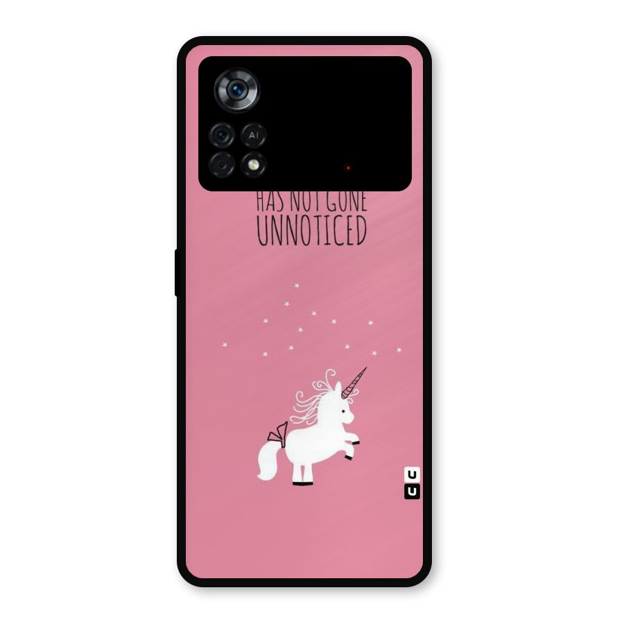 Sparkle Not Unnoticed Metal Back Case for Poco X4 Pro 5G