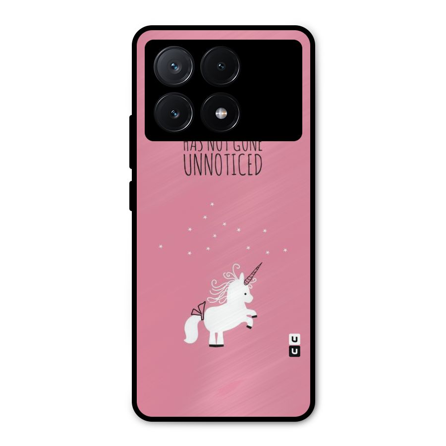 Sparkle Not Unnoticed Metal Back Case for Poco X6 Pro