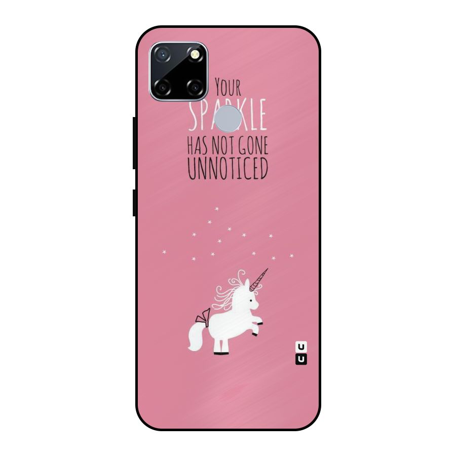 Sparkle Not Unnoticed Metal Back Case for Realme Narzo 20