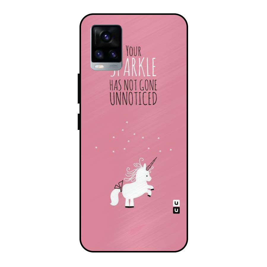 Sparkle Not Unnoticed Metal Back Case for Vivo V20