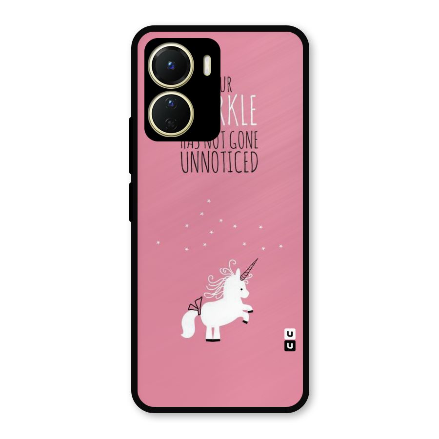 Sparkle Not Unnoticed Metal Back Case for Vivo Y16
