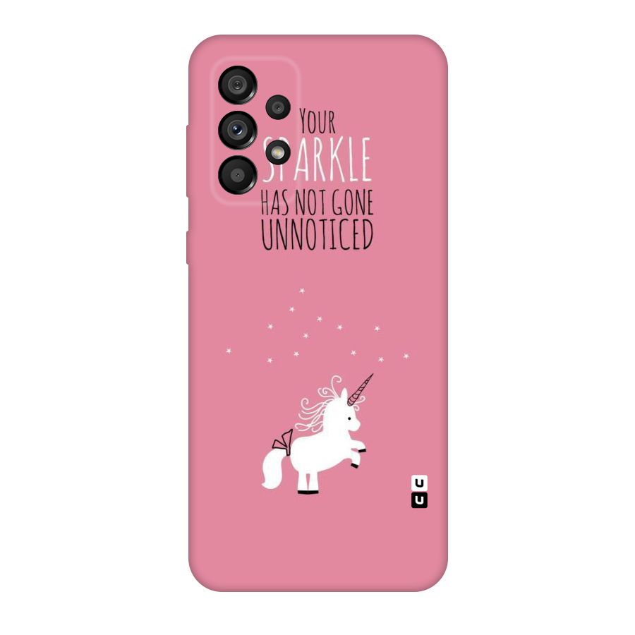 Sparkle Not Unnoticed Original Polycarbonate Back Case for Galaxy A73 5G