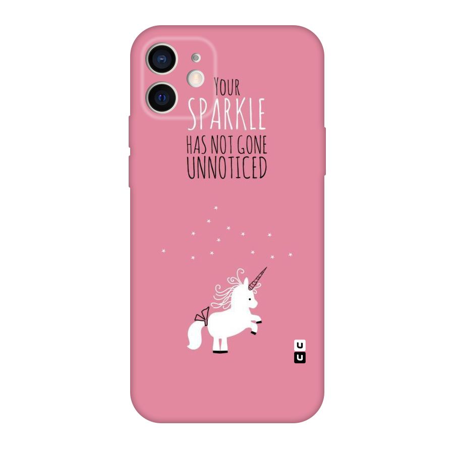Sparkle Not Unnoticed Original Polycarbonate Back Case for iPhone 12