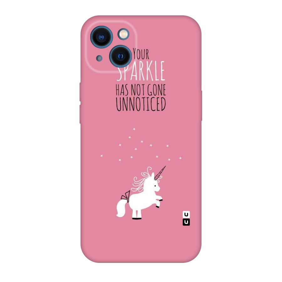 Sparkle Not Unnoticed Original Polycarbonate Back Case for iPhone 13