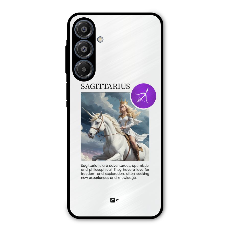 Sparkling Sagittarius Metal Back Case for Galaxy A16 5G