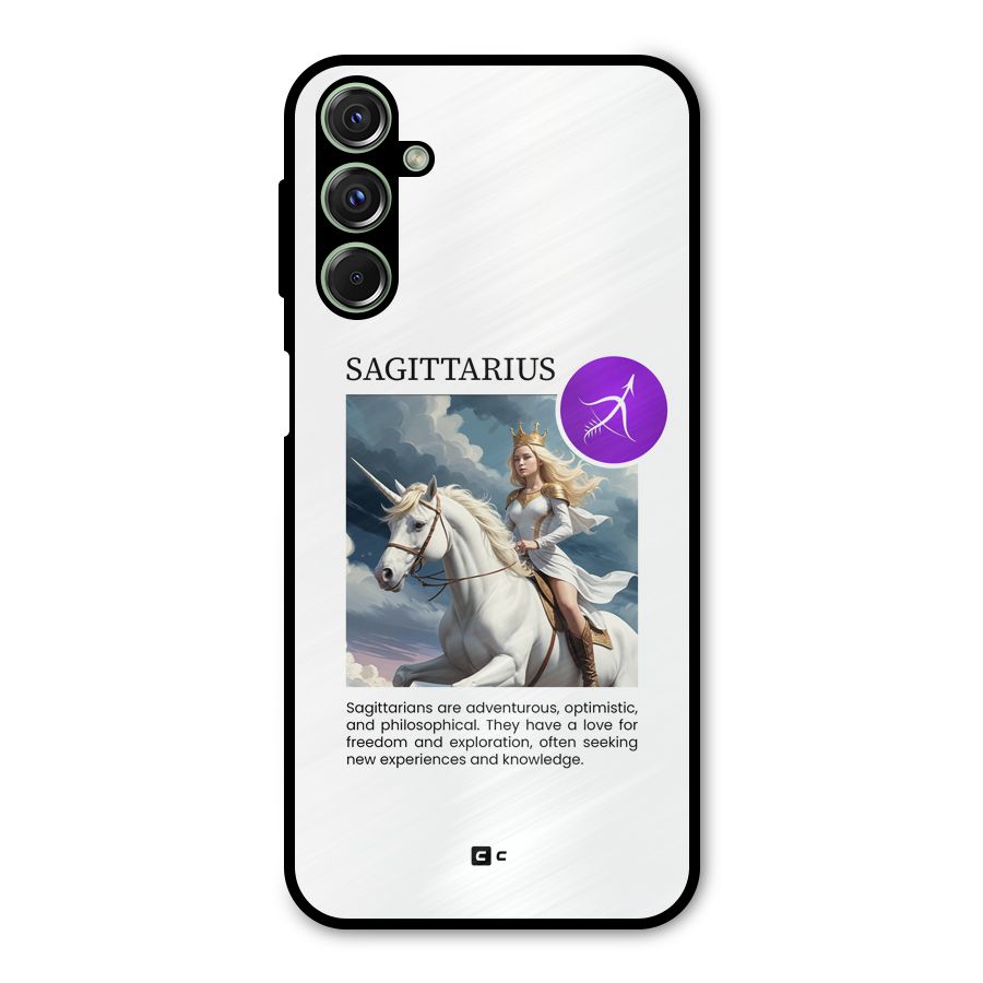Sparkling Sagittarius Metal Back Case for Galaxy F34