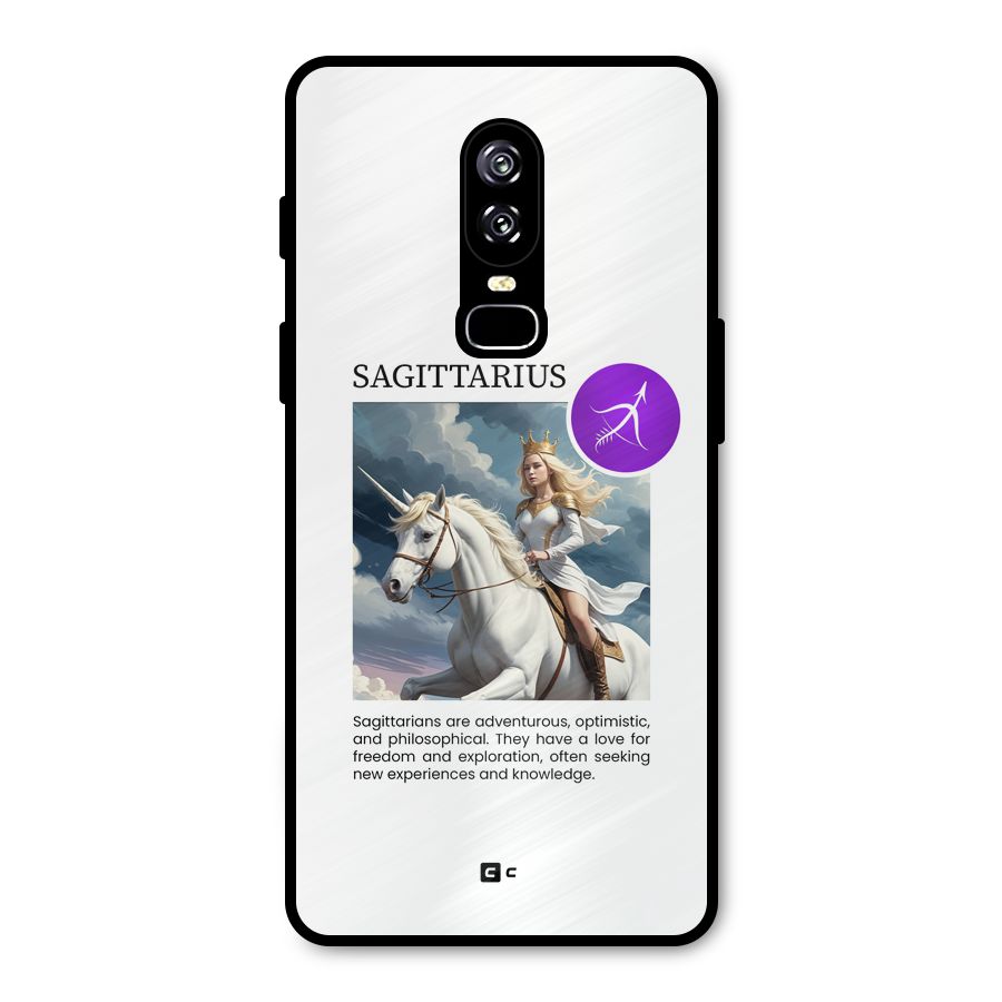 Sparkling Sagittarius Metal Back Case for OnePlus 6