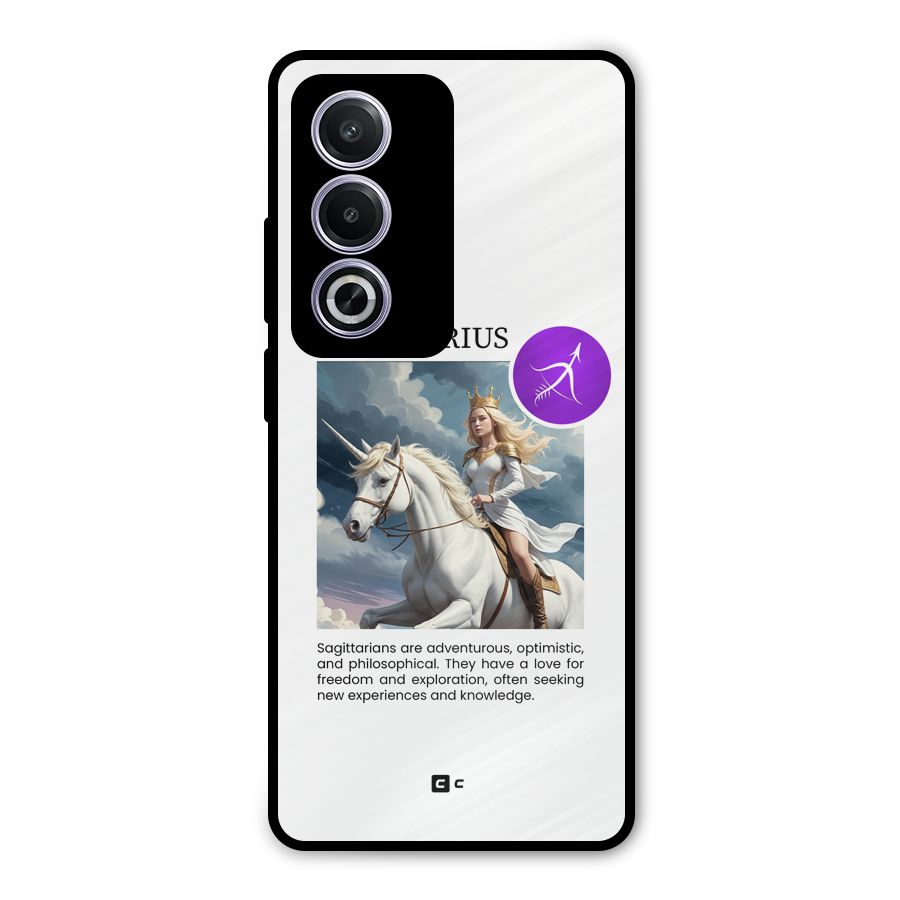 Sparkling Sagittarius Metal Back Case for Oppo K12x