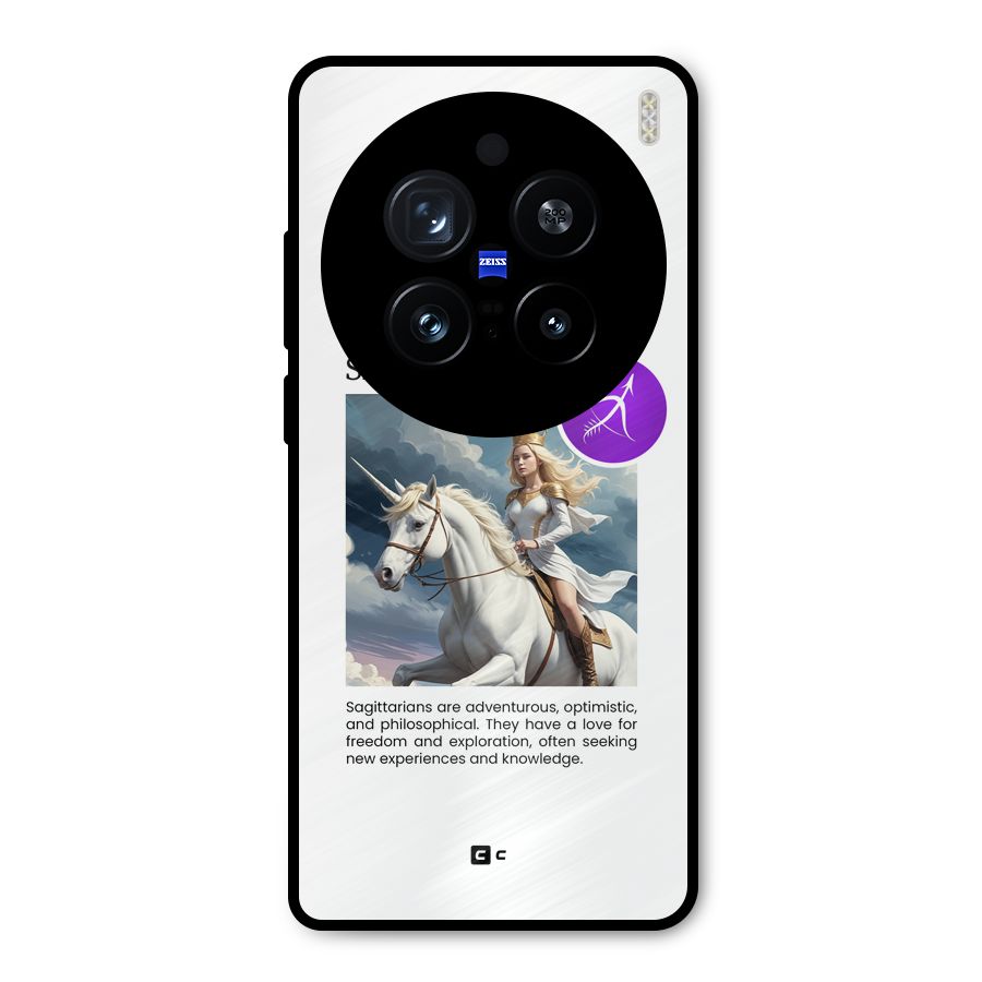Sparkling Sagittarius Metal Back Case for Vivo X200 Pro