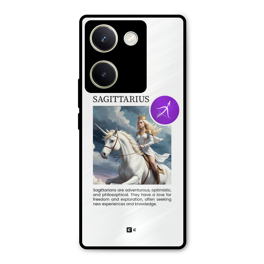 Sparkling Sagittarius Metal Back Case for Vivo Y200 Pro