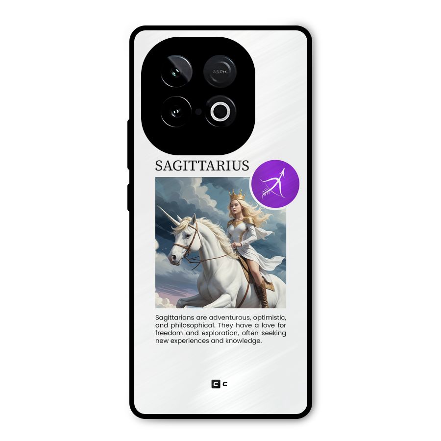 Sparkling Sagittarius Metal Back Case for iQOO Neo 10