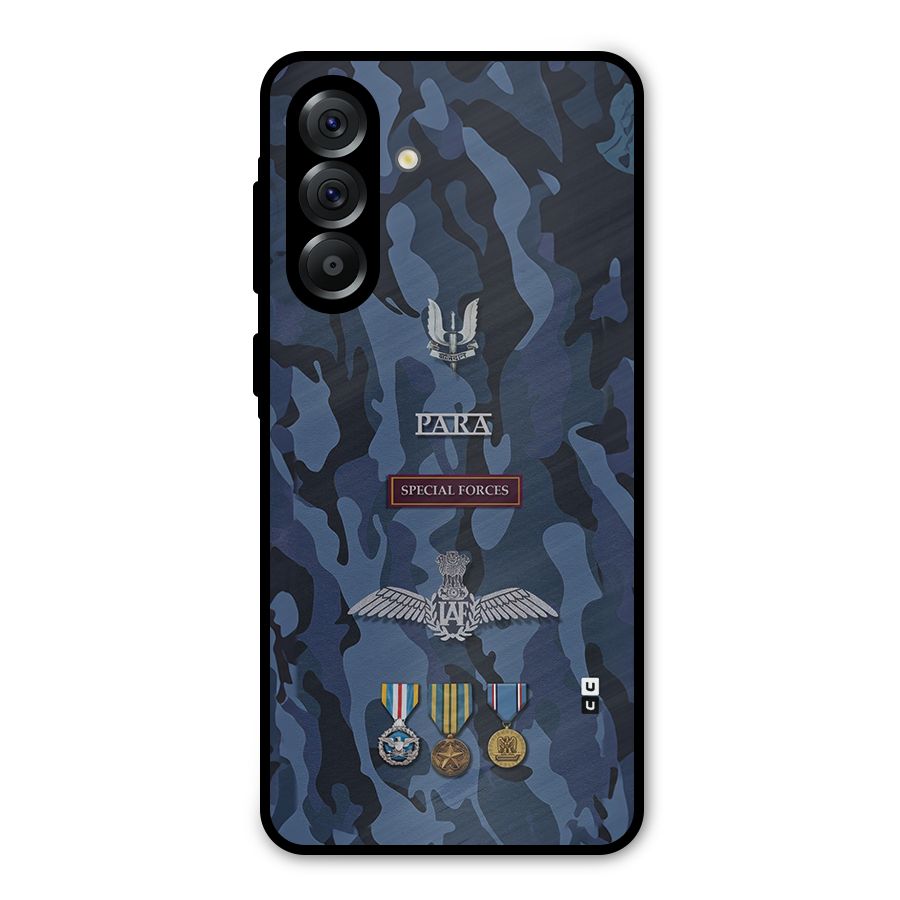 Special Forces Badge Metal Back Case for Galaxy A36