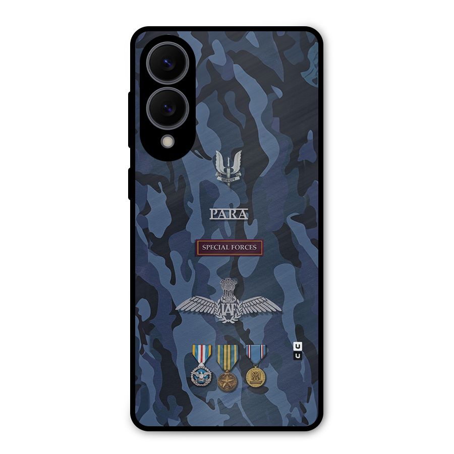 Special Forces Badge Metal Back Case for Galaxy S25 Edge