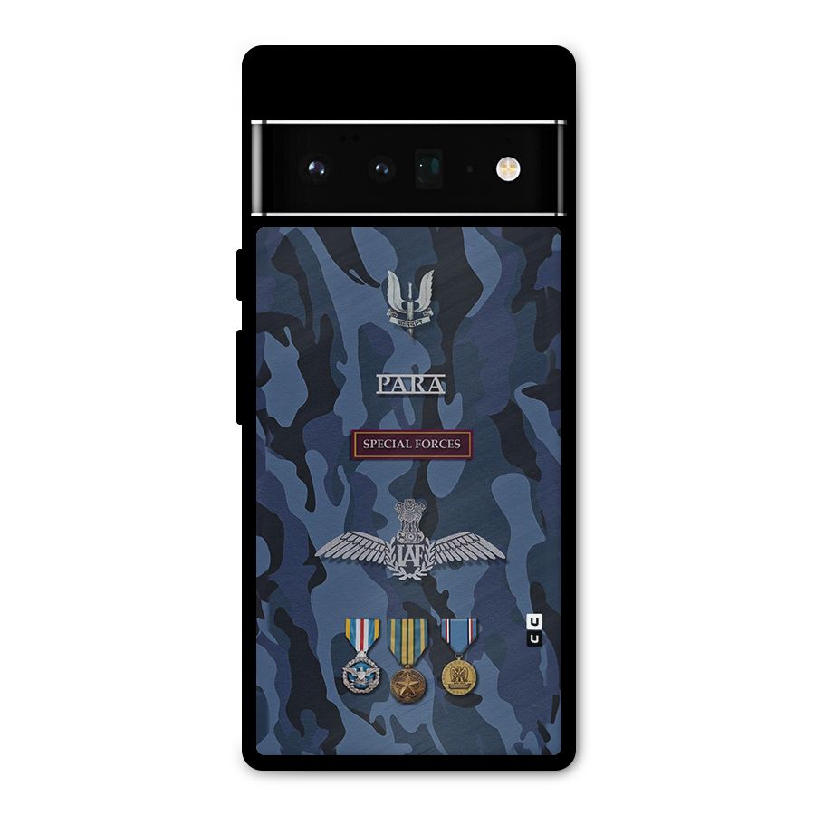 Special Forces Badge Metal Back Case for Google Pixel 6 Pro