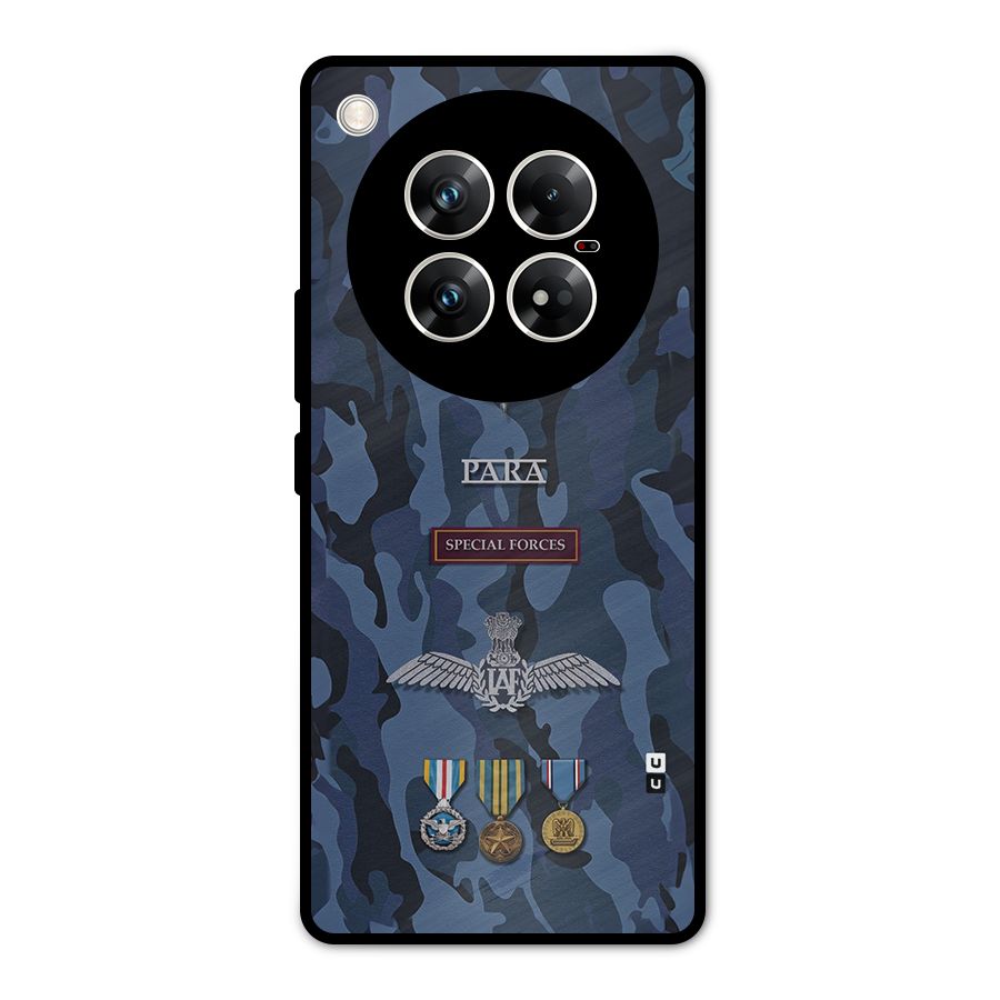 Special Forces Badge Metal Back Case for Infinix Zero 40 5G