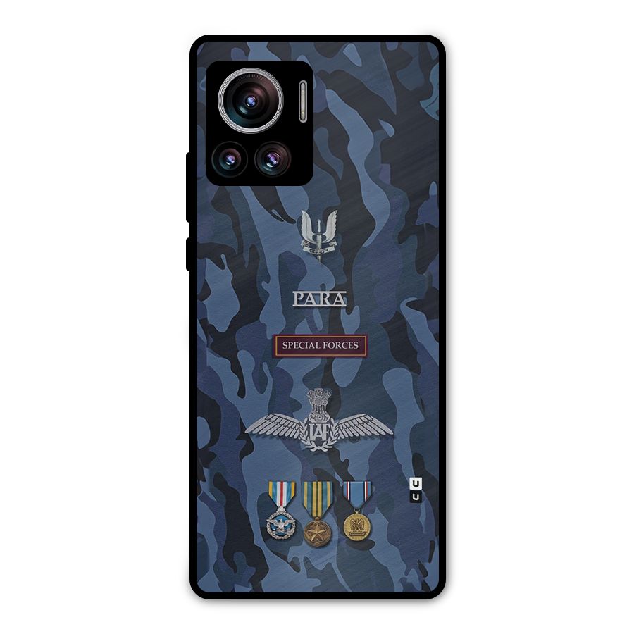 Special Forces Badge Metal Back Case for Motorola Edge 30 Ultra
