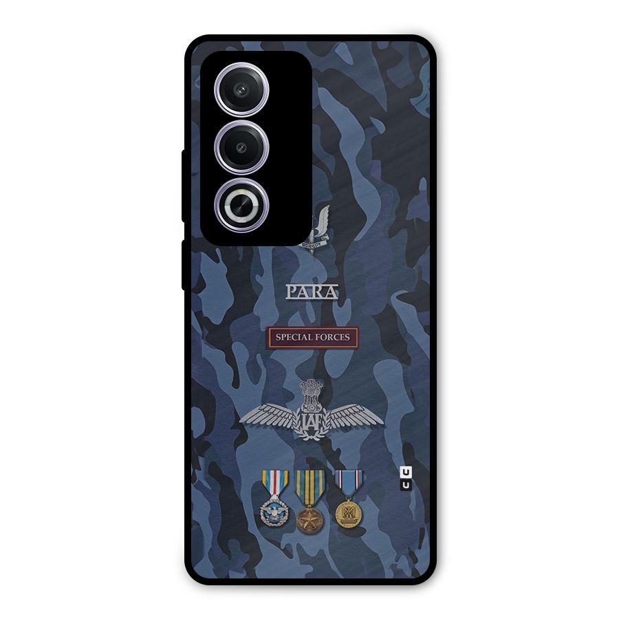 Special Forces Badge Metal Back Case for Oppo A3 Pro
