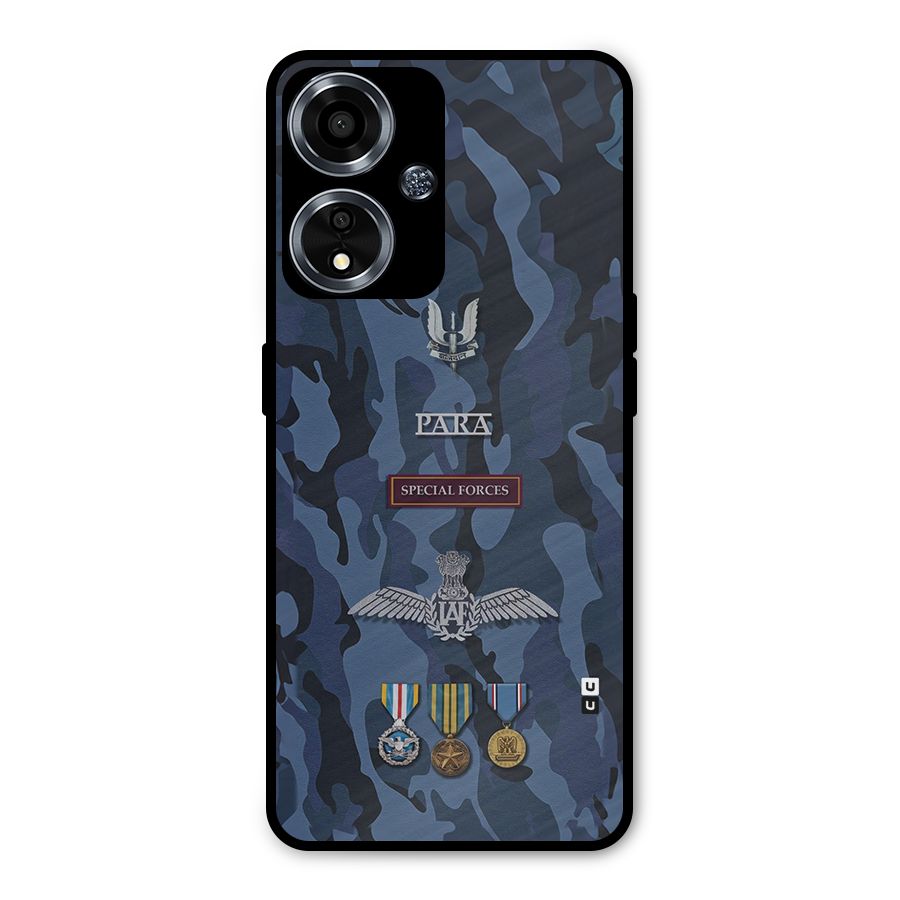 Special Forces Badge Metal Back Case for Oppo A59