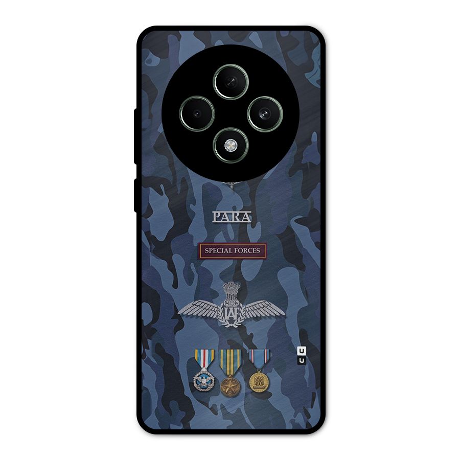 Special Forces Badge Metal Back Case for Oppo F27