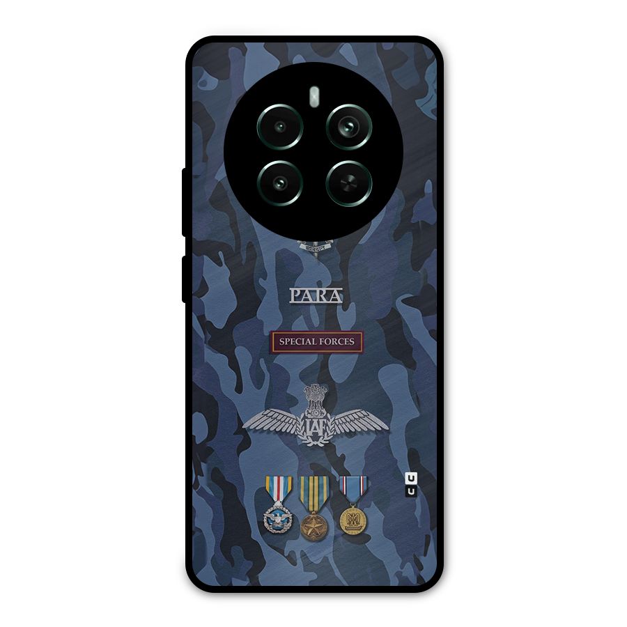 Special Forces Badge Metal Back Case for Realme 12 Pro Plus