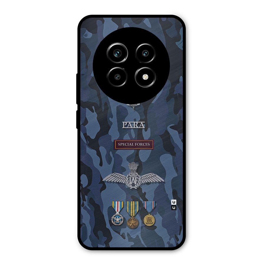 Special Forces Badge Metal Back Case for Realme 13 Pro