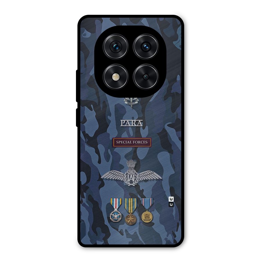 Special Forces Badge Metal Back Case for Redmi Note 14 Pro 5G